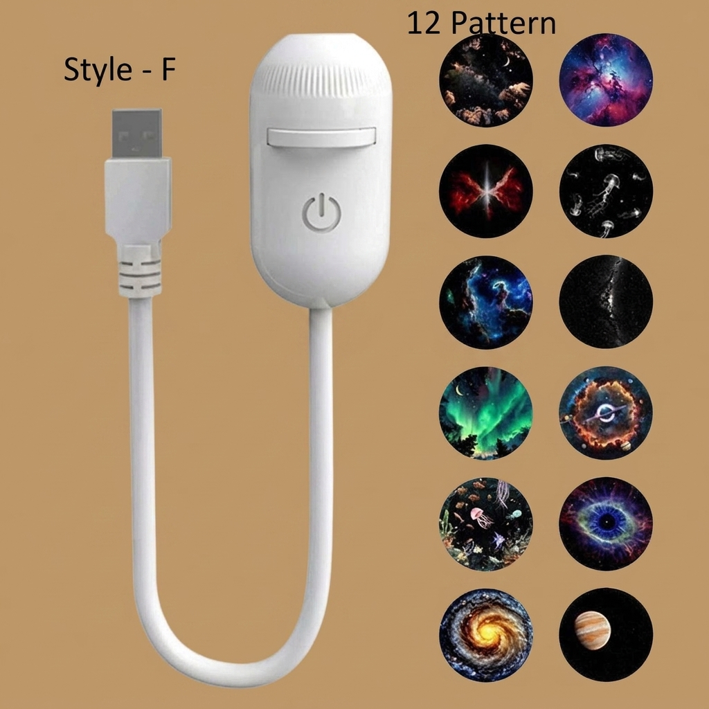 Star & Moon Projector Night Light